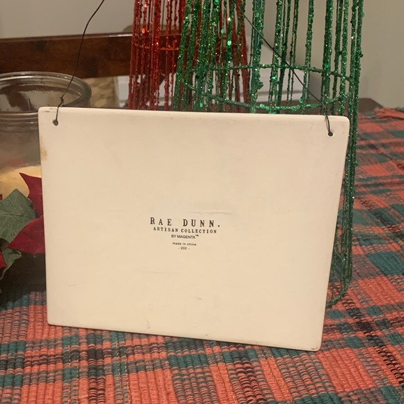 Rae Dunn Welcome Y'all Ceramic Hanging Plaque - Picture 3 of 3